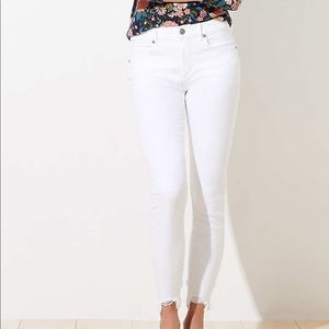 LOFT white jeans